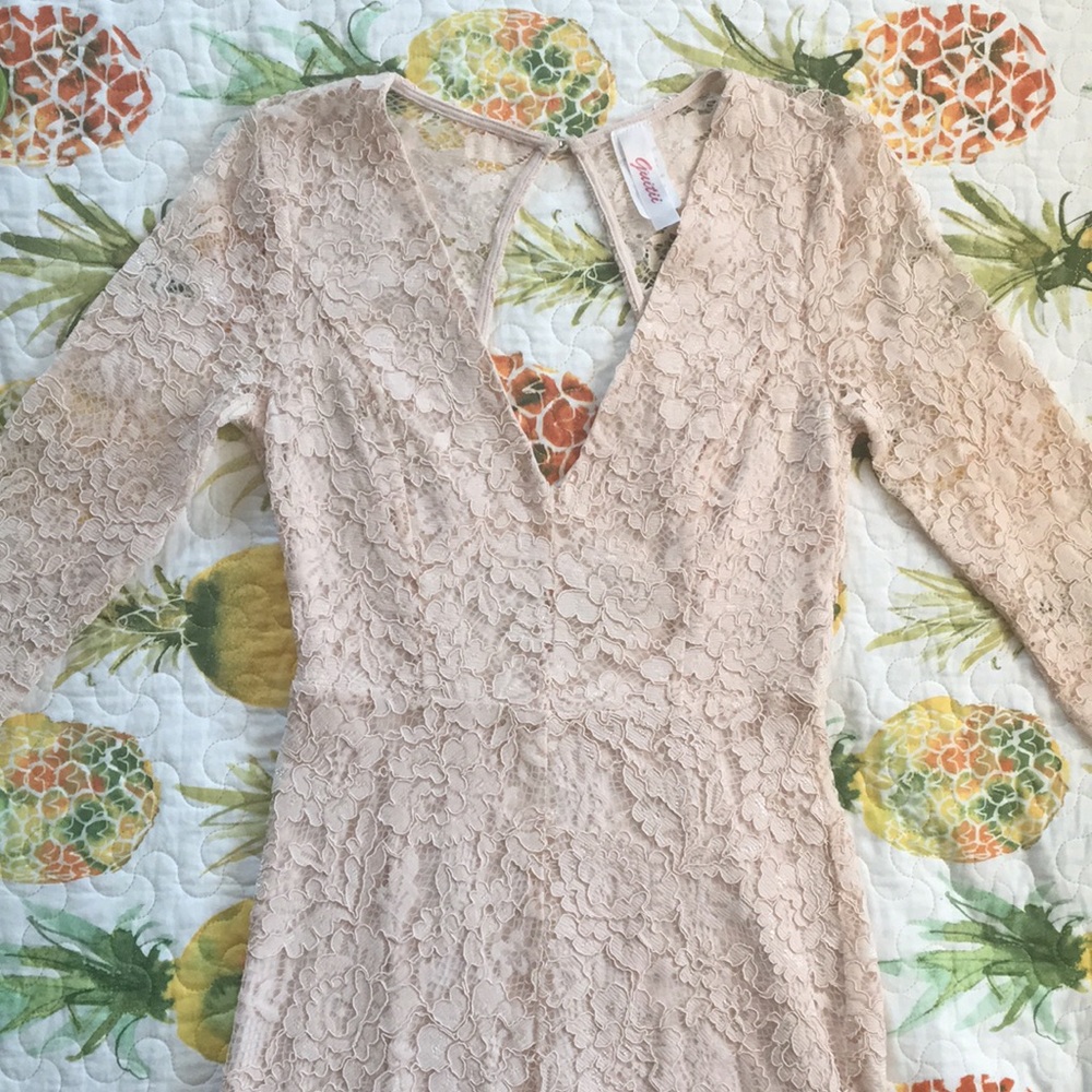 Lace mini dress